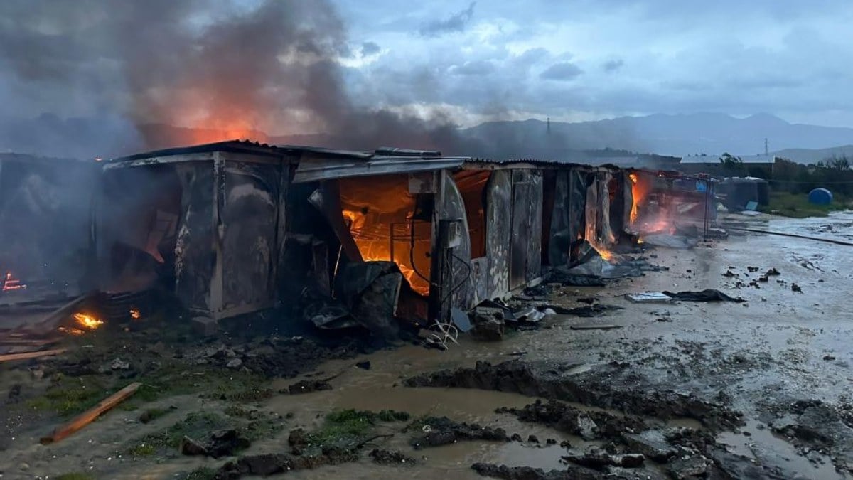 Hatay’da şantiyede korkutan yangın