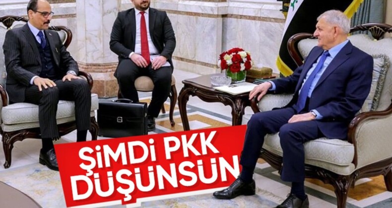 Irak’ta terör zirvesi: MİT Başkanı İbrahim Kalın, Irak Cumhurbaşkanı ile görüştü