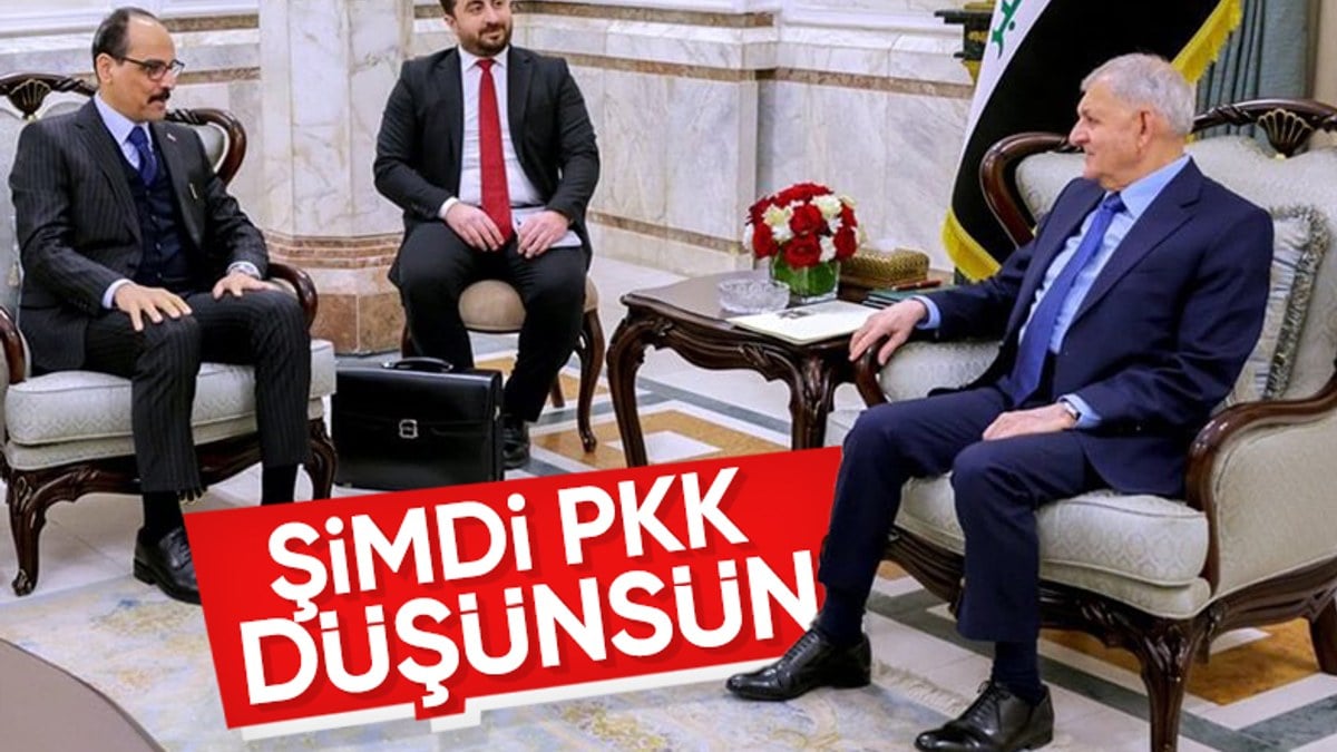 Irak’ta terör zirvesi: MİT Başkanı İbrahim Kalın, Irak Cumhurbaşkanı ile görüştü
