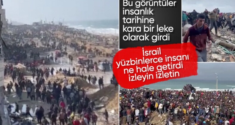 İsrail askerleri yardım için toplanan Gazzelilere ateş açtı