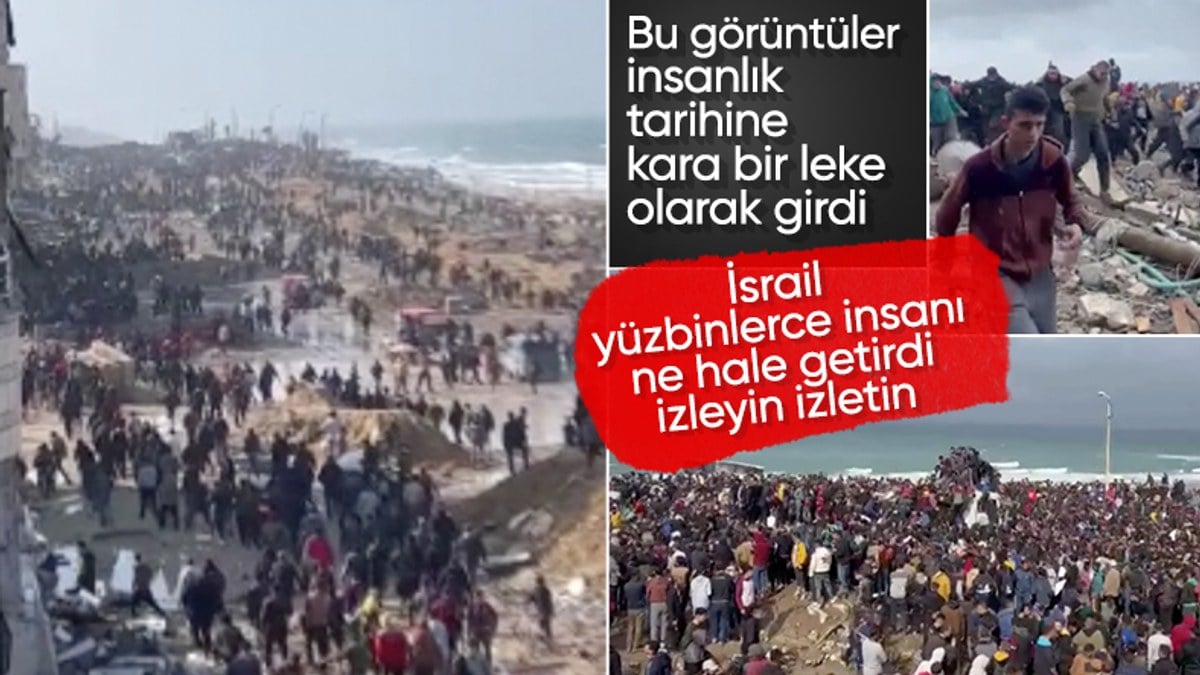 İsrail askerleri yardım için toplanan Gazzelilere ateş açtı