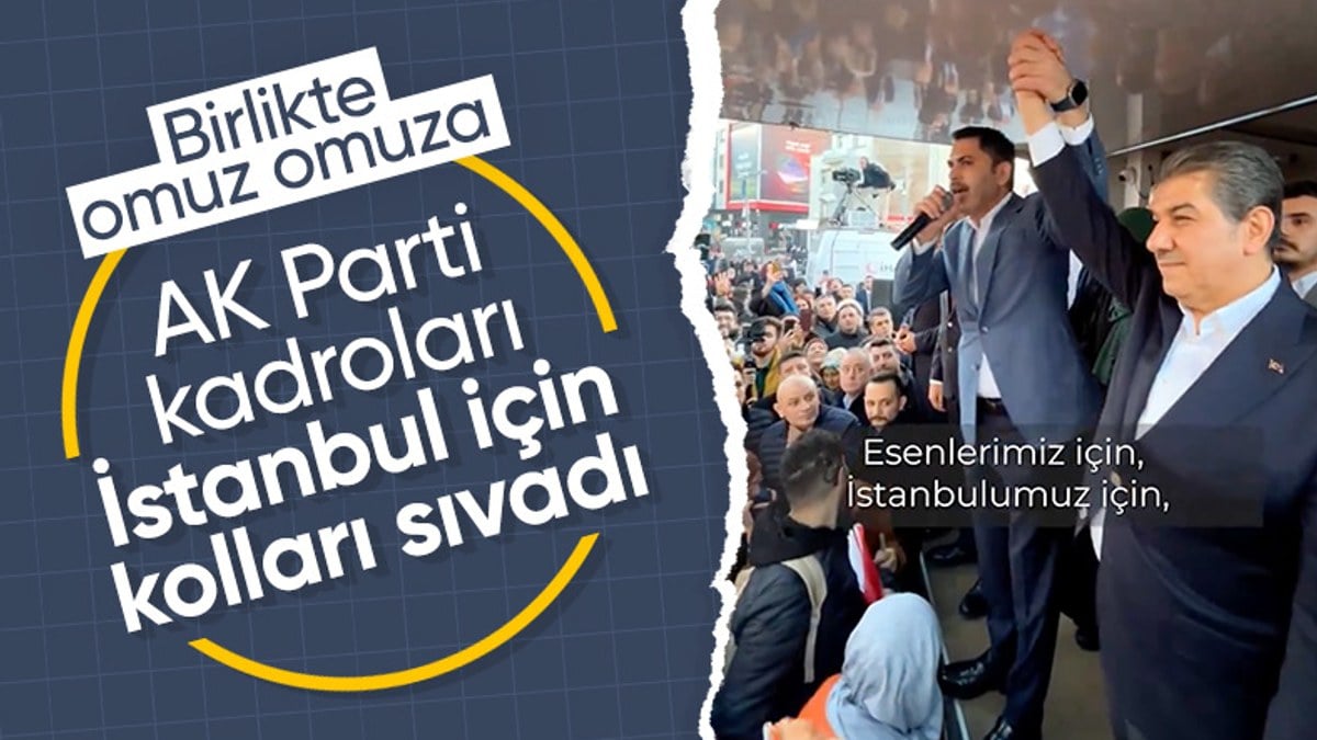 İstanbul Adayı Murat Kurum’dan Esenler’e ziyaret! ‘Omuz omuza çalışacağız…’