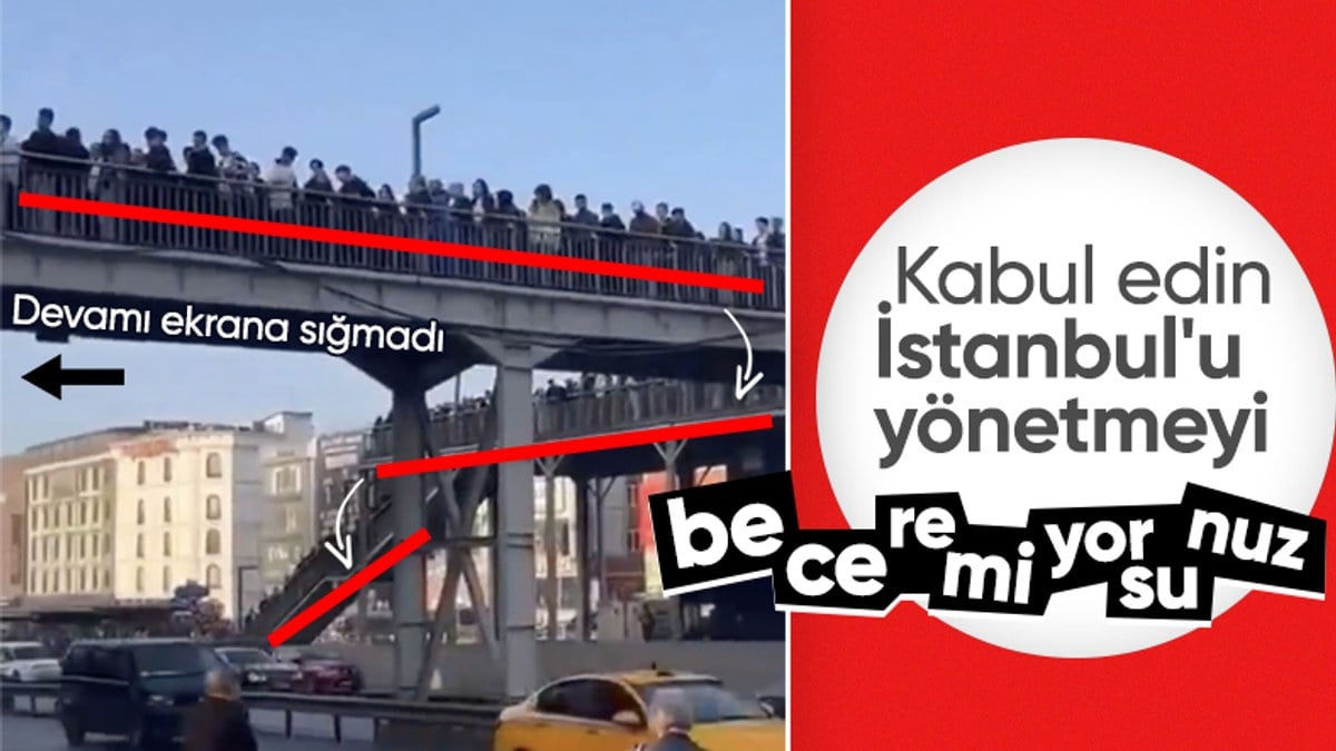 İstanbul’da değişmeyen manzara! Metrobüs duraklarındaki kuyruğun sonu gelmedi