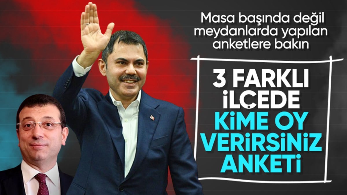 İstanbul’un 3 noktasında vatandaşlara sorduk: Murat Kurum mu? Ekrem İmamoğlu mu?