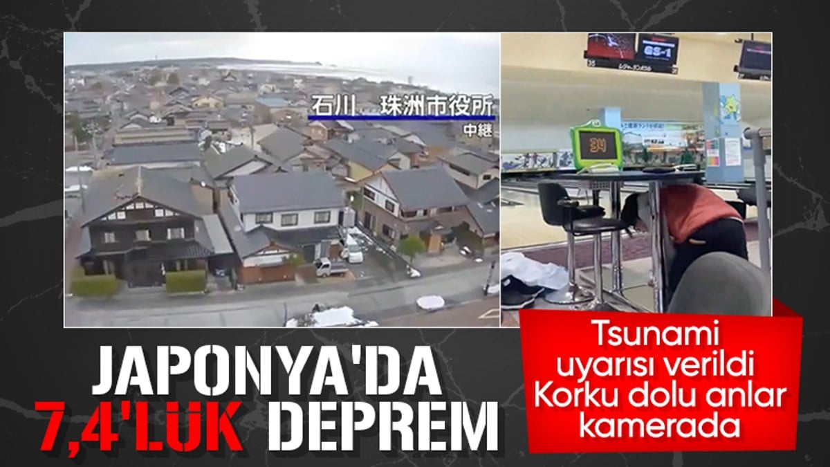Japonya sallandı! Önce 5.7 ardından 7.4 büyüklüğünde deprem meydana geldi