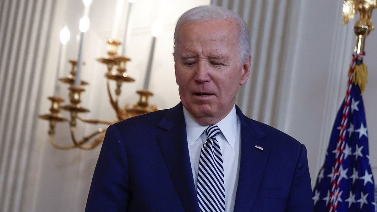 Joe Biden’ın konuşması Filistin protestosuyla kesildi