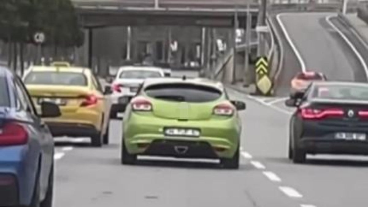 Kartal’daki yoğun trafikte makas atan sürücüye para cezası! Aracı da trafikten men edildi…