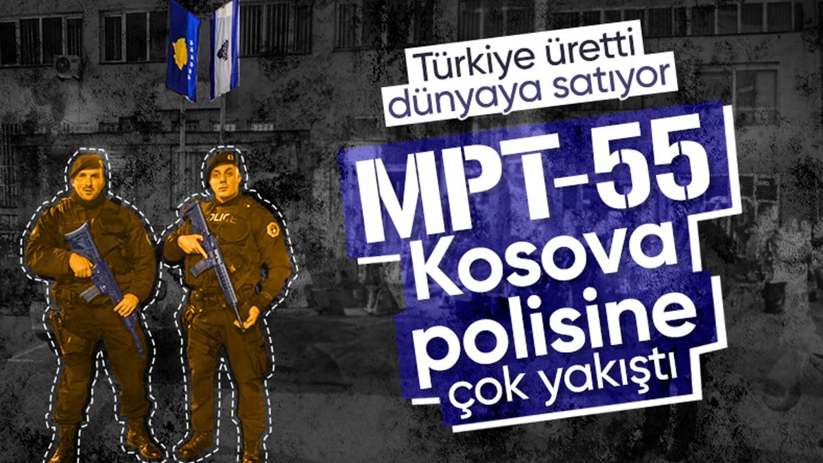 Kosova polisine üstün teknoloji: Türkiye üretimi MPT-55 piyade tüfekleri görevde