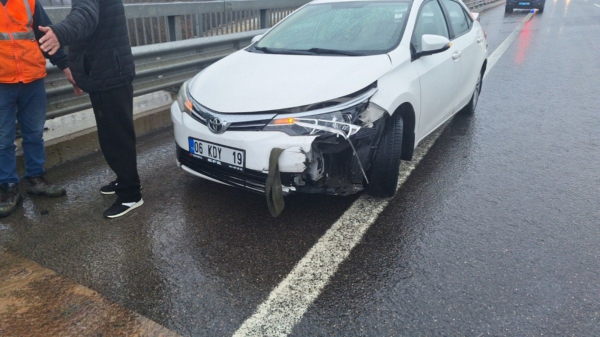 Kuzey Marmara Otoyolu’nda zincirleme kaza: 5 yaralı