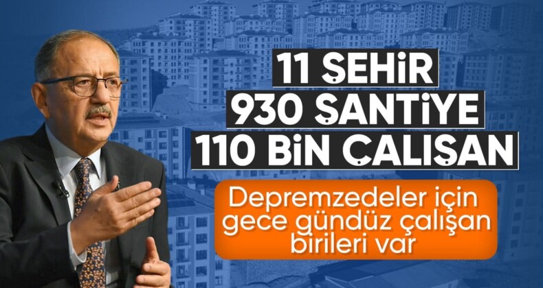 Mehmet Özhaseki: Şehirlerimizin inşa ve ihyası için gece gündüz koşturuyoruz