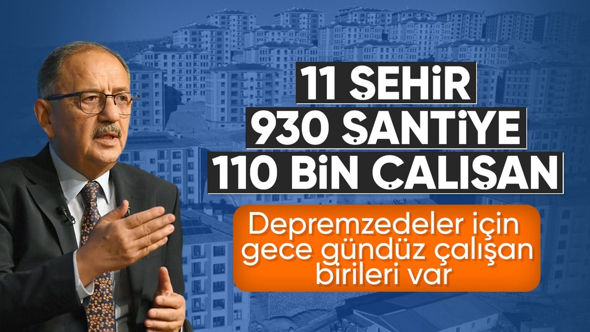 Mehmet Özhaseki: Şehirlerimizin inşa ve ihyası için gece gündüz koşturuyoruz