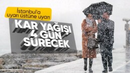 Meteoroloji beklenen haberi verdi! İstanbul’da çarşamba günü kar yağacak…