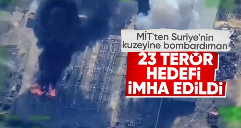 MİT’ten Suriye’de terör operasyonu: 23 hedef imha edildi