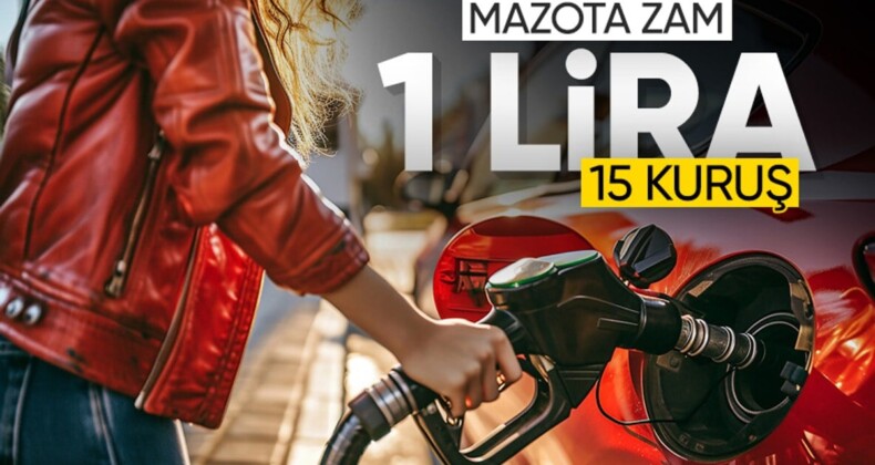 Motorine 1 lira 15 kuruş zam! 20 Ocak’ta pompaya yansıyacak