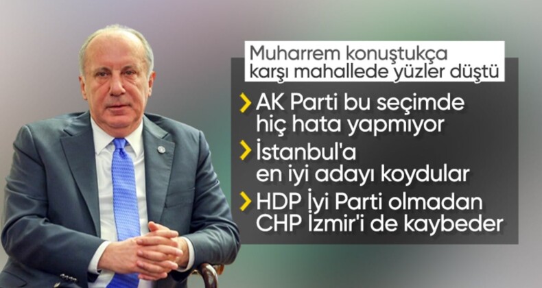 Muharrem İnce: AK Parti, İstanbul’da en iyi adayı koydu