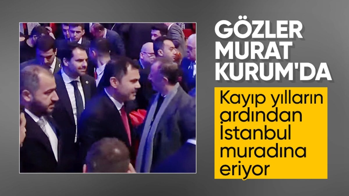 Murat Kurum program salonunda yoğun ilgiyle karşılandı