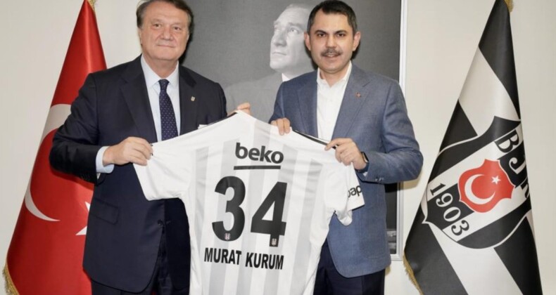 Murat Kurum’dan Beşiktaş Spor Kulübü’ne ziyaret: Amacımız İstanbul’u bir spor şehri yapmak