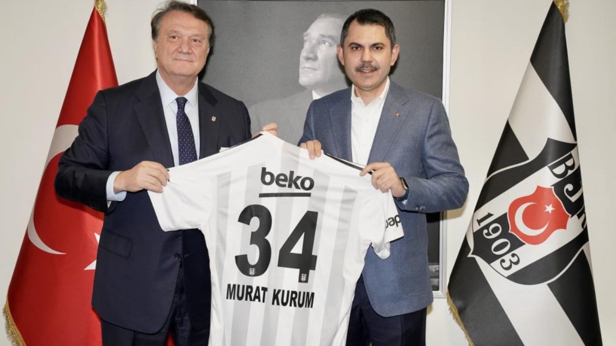 Murat Kurum’dan Beşiktaş Spor Kulübü’ne ziyaret: Amacımız İstanbul’u bir spor şehri yapmak