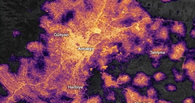 NASA verileriyle ışık haritası: Hatay’ın depremden önceki ve sonraki hali