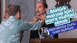 Oyuncu Yiğit Özşener, Atatürk makyajı yaptırmak için İran’ın yolunu tuttu