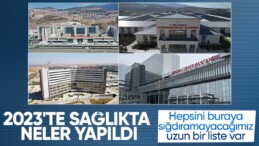 Sağlıkta 2023 raporu! 804 milyon muayene gerçekleştirildi