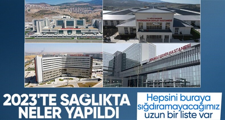 Sağlıkta 2023 raporu! 804 milyon muayene gerçekleştirildi