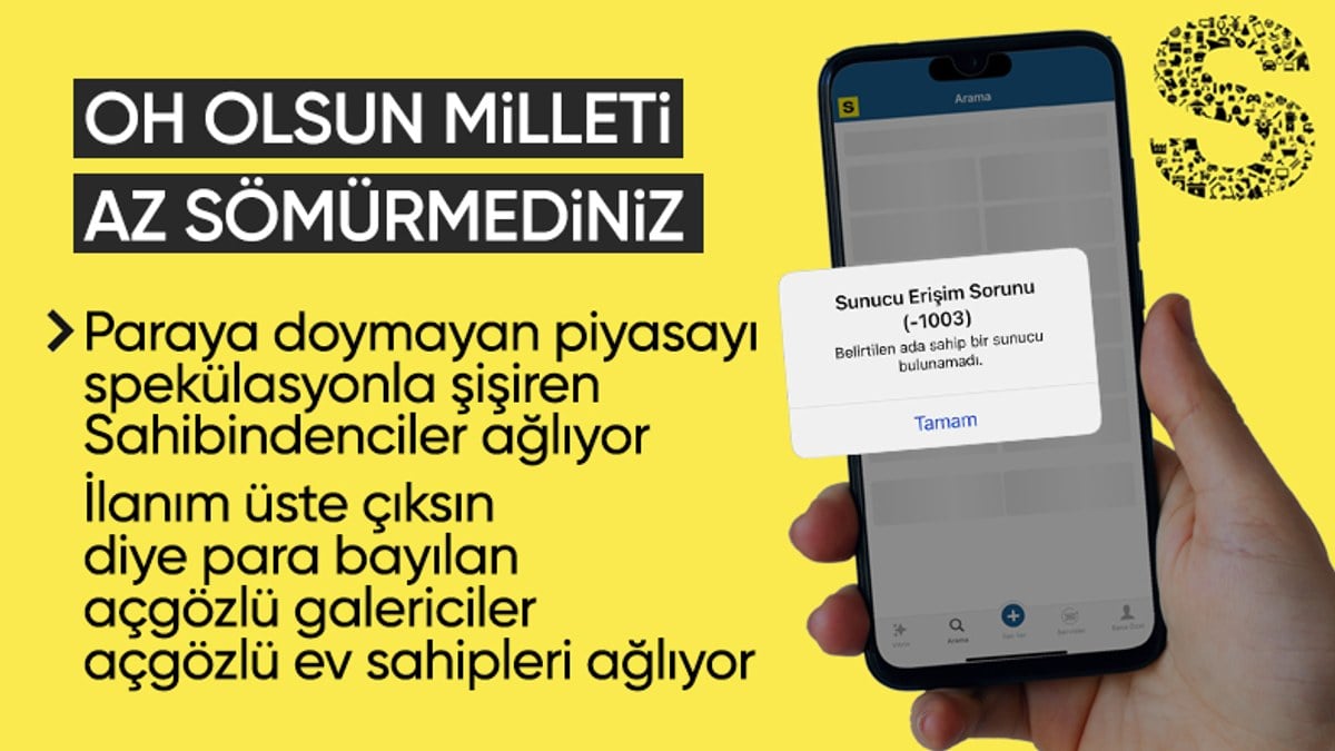 Sahibinden.com çöktü: Ücretli ilan verenler tepkili