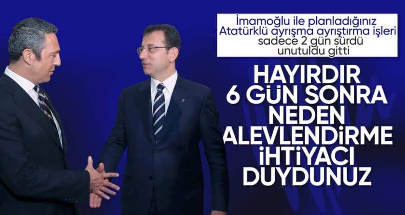 Süper Kupa finali krizi sonrası Ali Koç ilk kez canlı yayına çıktı! Siyasi rekabetin malzemesi oldu…