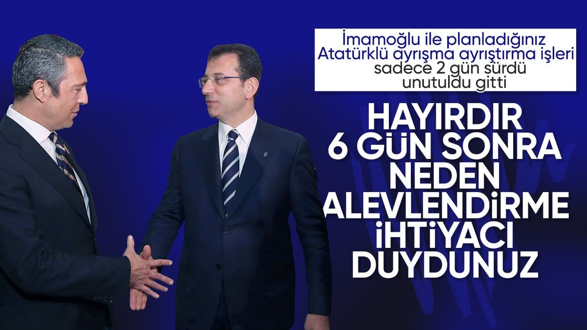Süper Kupa finali krizi sonrası Ali Koç ilk kez canlı yayına çıktı! Siyasi rekabetin malzemesi oldu…