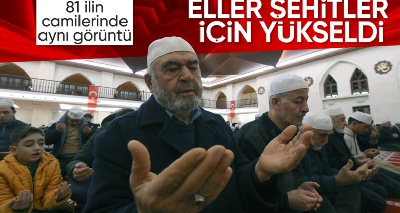 Türkiye şehitler için ellerini semaya açtı: Yurdun dört bir yanında sabah namazı…