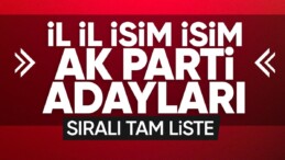 Türkiye yerel seçime gidiyor! AK Parti’nin il il adayları..