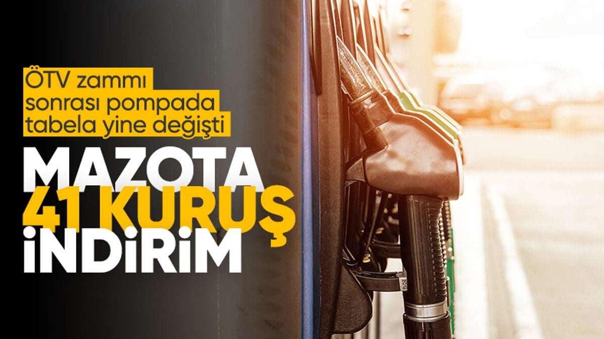 Yeni yılın ilk akaryakıt indirimi… Mazota 41 kuruş indirim geldi