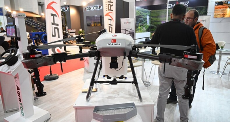 Yerli zirai drone, katıldığı ilk fuarda yurt dışından ilgi gördü