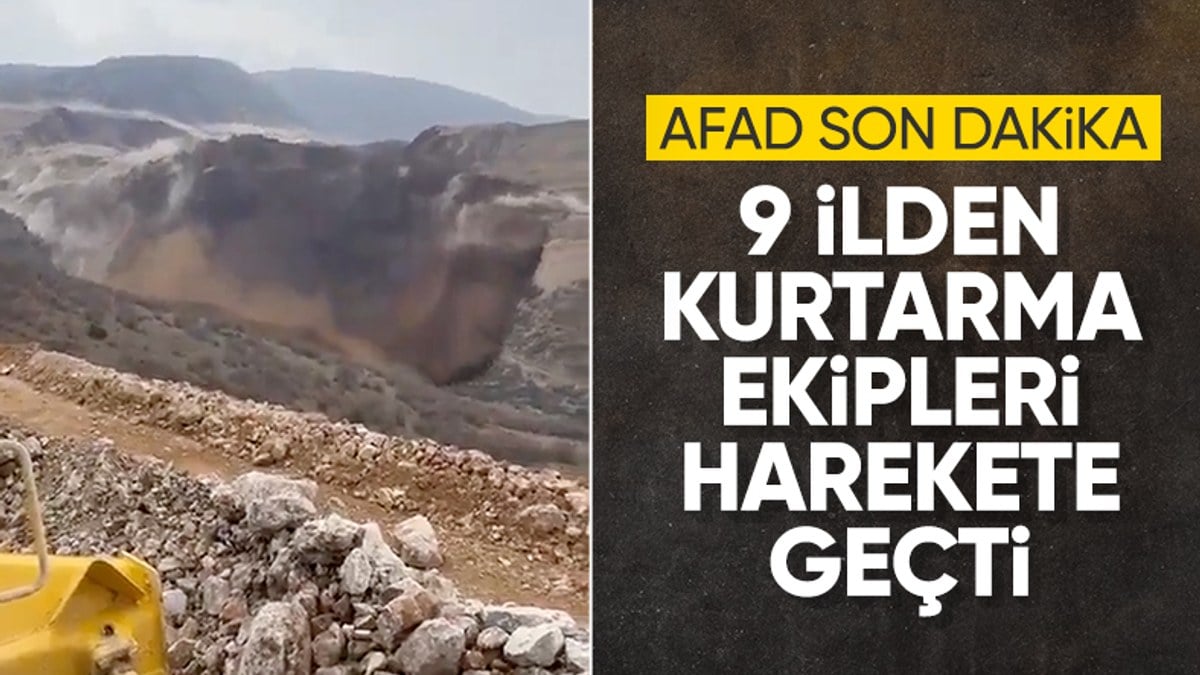 AFAD açıkladı: 9 ilden kurtarma ekipleri Erzincan’da