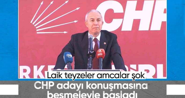 Alanya’da CHP’li aday, konuşmasına ‘Besmele’ ile başladı