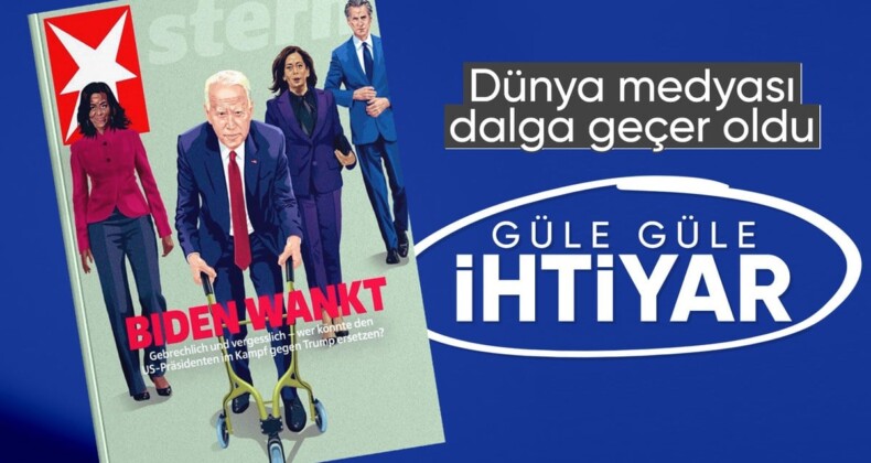 Alman Stern dergisi Biden’ı çizdi: Zayıf ve unutkan