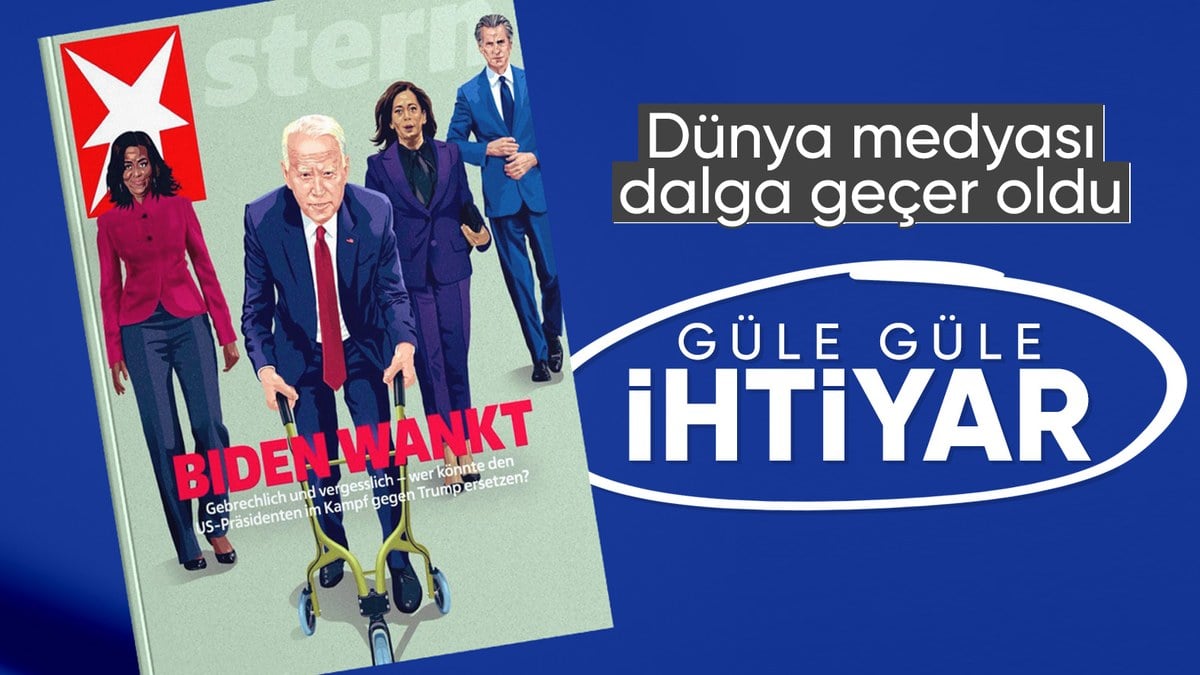 Alman Stern dergisi Biden’ı çizdi: Zayıf ve unutkan