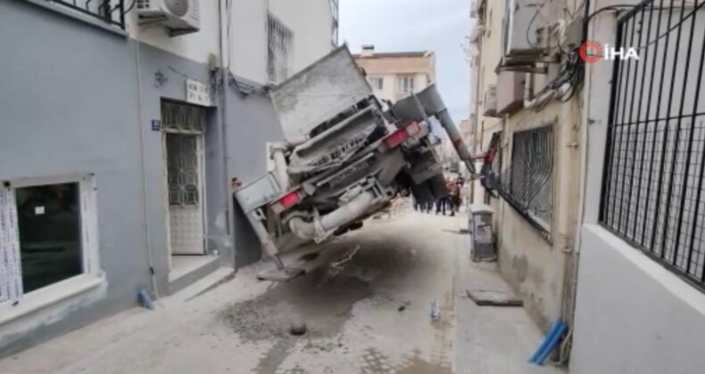 Aydın’da beton dökme aracı şaha kalktı