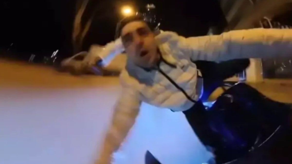 Bursa’da aldığı duayla gündem olan motosikletli kaza yaptı: O anlar…