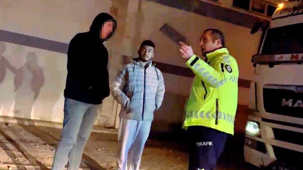 Bursa’da polisi görünce tırı bırakıp kaçtı, taksiyle dönerken yakalandı