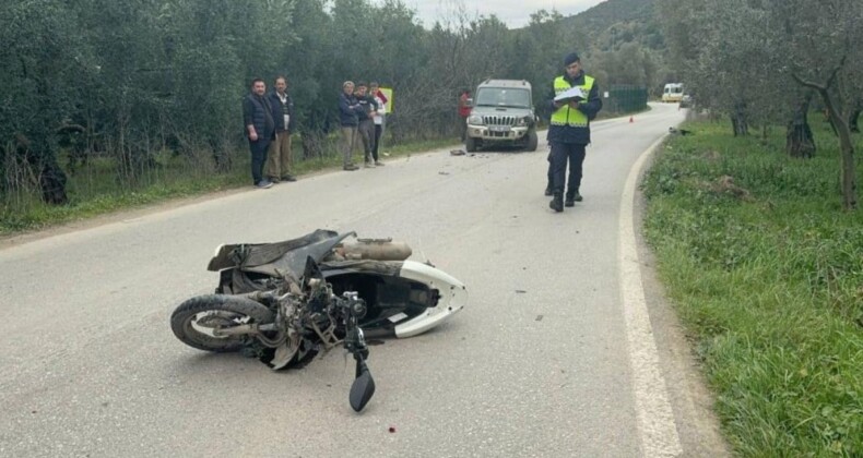 Bursa’da şerit ihlali yaparak cipe çarpan motosikletli öldü