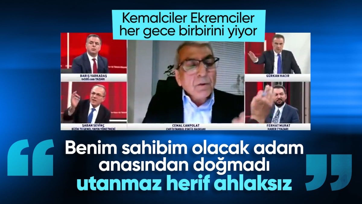 Cemal Canpolat ile Şaban Sevinç canlı yayında birbirine girdi: Utanmaz herif, ahlaksız