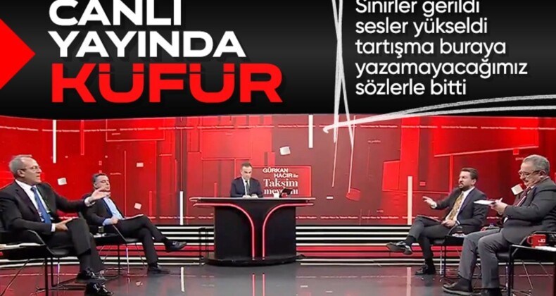 CHP’li Şaban Sevinç’in canlı yayında küfrettiği anlar