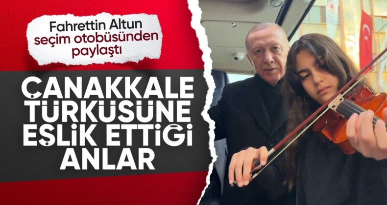 Cumhurbaşkanı Erdoğan, Denizli’de keman çalan öğrenci ile sohbet etti