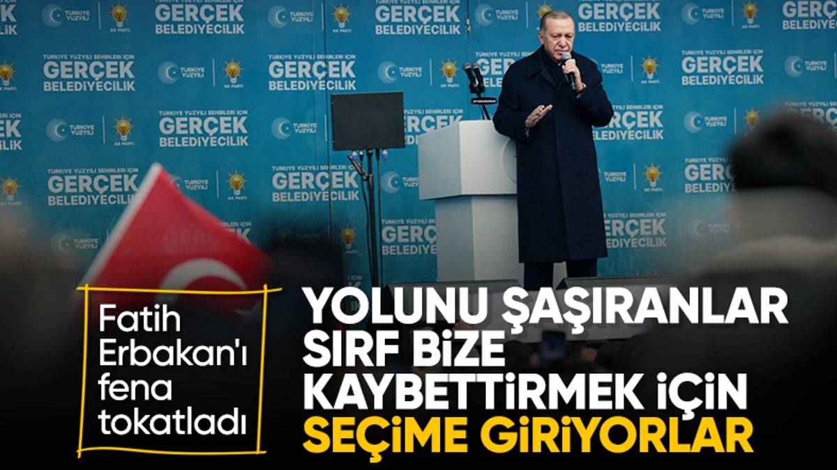 Cumhurbaşkanı Erdoğan, isim vermeden Fatih Erbakan’a çattı