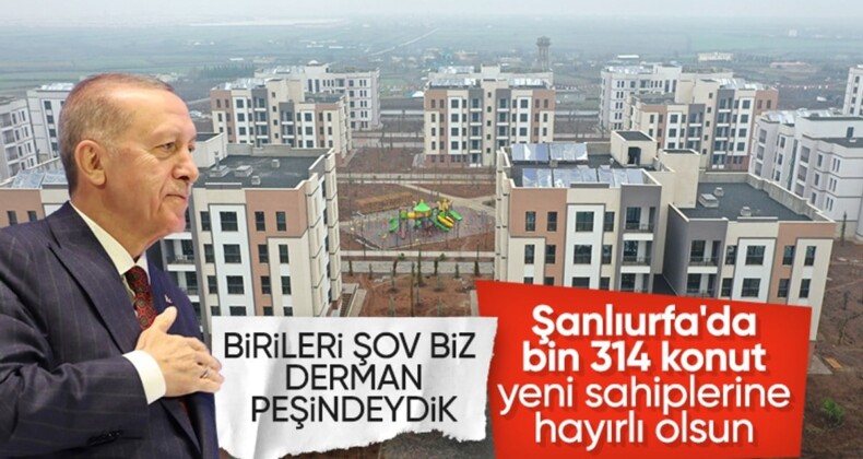 Cumhurbaşkanı Erdoğan Şanlıurfa’da! Birileri şov biz derman peşindeydik