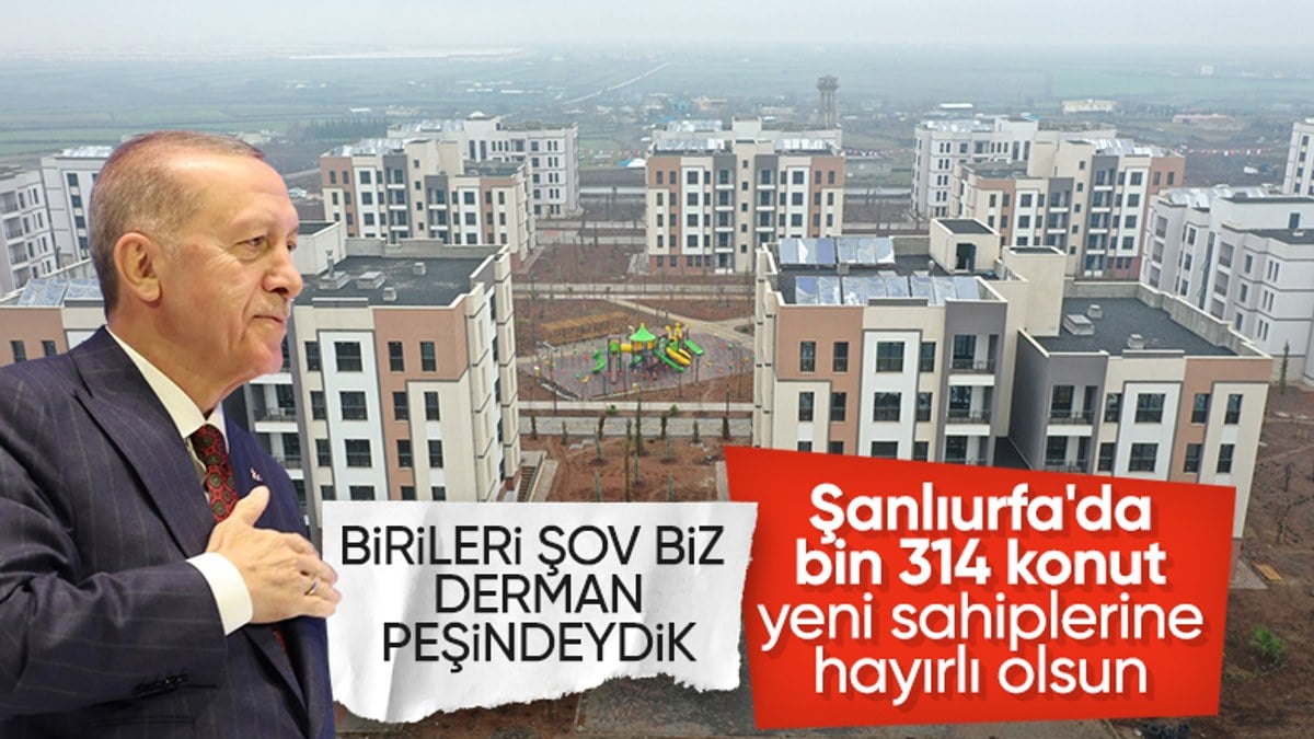 Cumhurbaşkanı Erdoğan Şanlıurfa’da! Birileri şov biz derman peşindeydik