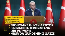 Cumhurbaşkanı Erdoğan: Teröristan kurulmasına izin vermeyiz