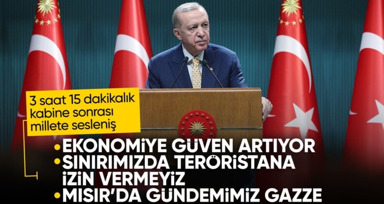 Cumhurbaşkanı Erdoğan: Teröristan kurulmasına izin vermeyiz