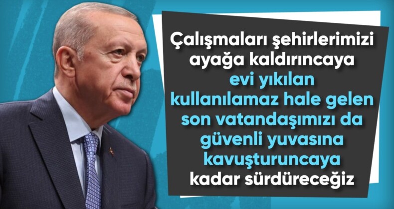 Cumhurbaşkanı Erdoğan’dan 6 Şubat paylaşımı: Yüreklerimizi yakmayı sürdürüyor